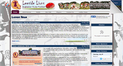 Desktop Screenshot of leesidelions.ie